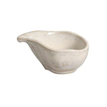 Imagem de Conjunto com 6 Molheiras Oval Orgânico Latte 8x6cm 40ml - Porto Brasil