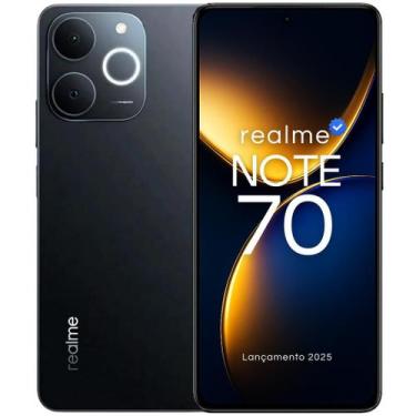 Imagem de Smartphone Realme Note 70 Novo Lançamento 2025 128GB e 8GB Ramboost te