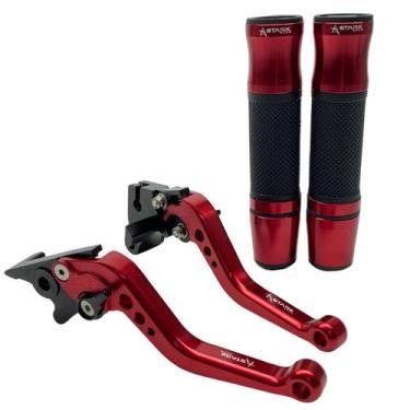 Imagem de Kit Esportivo Manete Manopla Ninja 250r 300r Z300 400 250Sl Versys300x