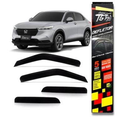 Imagem de Calha de Chuva Defletor Inteiriça Slim Honda New Hr-v 2023 Tg. Poli (2