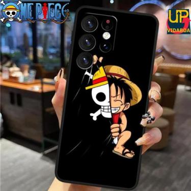 Imagem de Capa para celular S24Ultra - One Piece Monkey D, Luffy com caveira - C