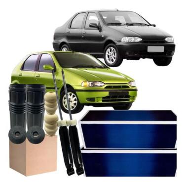 Imagem de Par Amortecedor + Batente Coifa Fiat Palio 1.0 1996 2011 - NAKATA