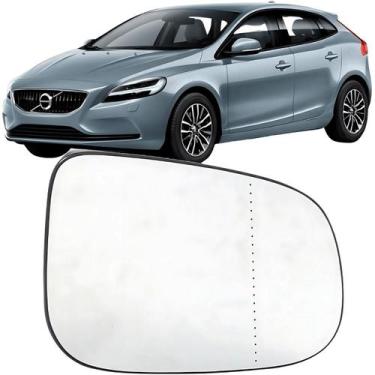 Imagem de Lente do Espelho Retrovisor V40 V60 S60 2012 a 2018 Esquerdo - HD