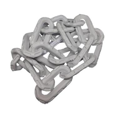 Imagem de 80 Mt Corrente Plástica Isolamento Calha Chuva Elo G Branco F103 - Fer