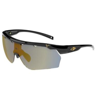 Imagem de Óculos De Sol Mormaii Smash Preto Brilho Dourado Dour Ocre M0129 A3496