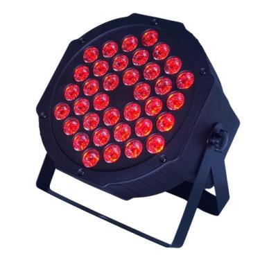 Imagem de Refletor Par Led 36 Leds Rgb Triled Dmx Dj Canhão Palco - Spark