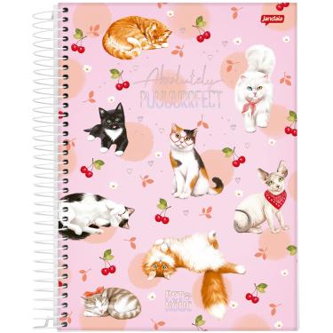 Imagem de Caderno Universitário Pet Holic 80 Folhas Jandaia Capa Dura