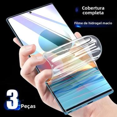 Imagem de Protetor De Tela Xiaomi Redmi 9 10 11 3 Peças Filme Hidrogel HD Transp