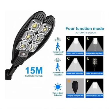 Imagem de Refletor Holofote LED Solar 70W Prova Dágua Externa Sensor Movimento C