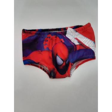 Imagem de Sunga infantil tam 04 personagem - Umk , Vermelho, tam 4 e tam 06 