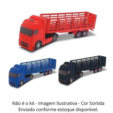 Imagem de Caminhão Voyager Boiadeiro 39cm - Cor Sortida - Roma Brinquedos