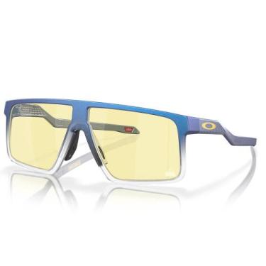Imagem de Óculos de Sol Oakley Helux X Fortnite Matte Cyan & Blue, Blue