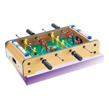 Imagem de Jogo De Mesa De Pebolim Infantil Mini Totó Portátil De Mesa - dute toy