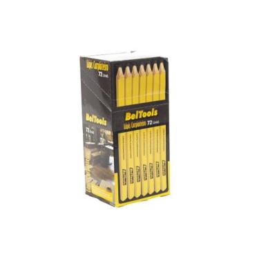 Imagem de Lápis Carpinteiro Marceneiro Caixa c/ 72 Peças Beltools