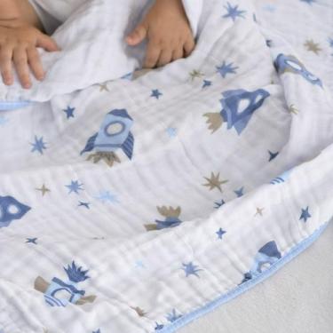Imagem de Toalha de Banho em Fralda com Capuz - Baby Joy