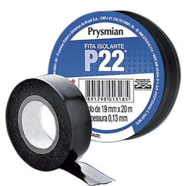 Imagem de Fita Isolante Prysmian P22 19mm x 20 metros Preta