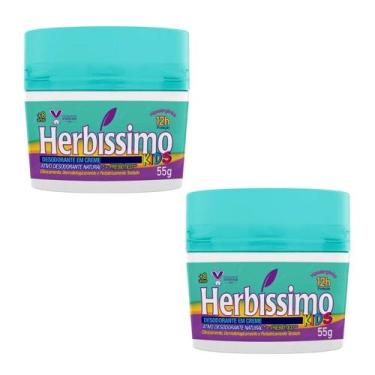 Imagem de Kit 2 Desodorante Herbíssimo Creme Infantil 55g