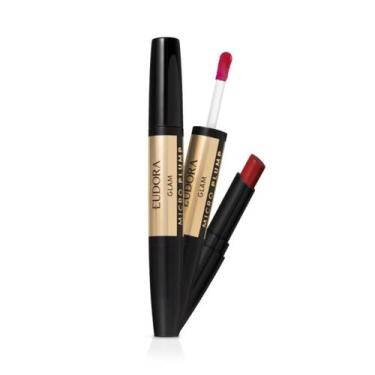 Imagem de Batom Duo Vermelho Único Glam Micro Plump 1,8g Eudora