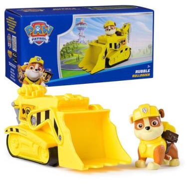 Imagem de Brinquedo Personagem Rubble Com Veículo Pá Carregadeira Patrulha Canin