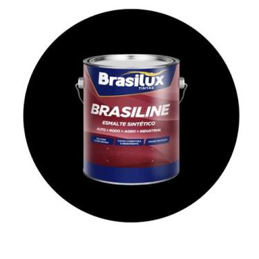 Imagem de Esmalte Industrial Brasiline Brasilux 3,6L, Preto Cadillac