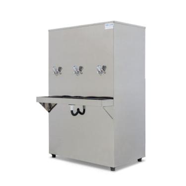 Imagem de Bebedouro de Água Industrial Inox 100 Litros 3 Torneiras Geladas  Blue