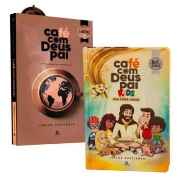 Imagem de Kit Devocional Café Com Deus Pai 2025 + Café Com Deus Pai Kids 2025 - 