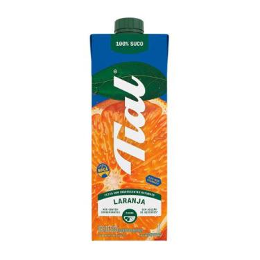 Imagem de Suco Tial 100% Sabor Laranja 1 Litro
