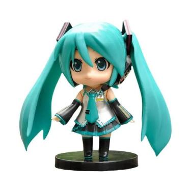Imagem de Figura Kawaii Hatsune Miku Em Rosa E Verde, Mini Ornamentos De Persona