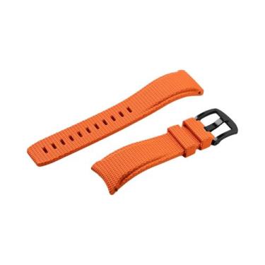 Imagem de Pulseira De Relógio Esportiva Universal Curvada De Borracha Fluorada F