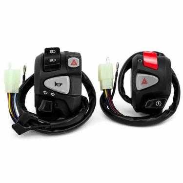 Imagem de Punho Partida Cb500 + Punho De Luz Titan 160 Com Lampejador - K-MARC