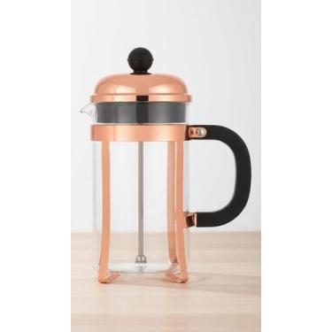 Imagem de Cafeteira Prensa Francesa 350ml Cobre e Vidro - Congratulations Store
