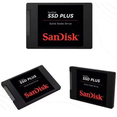 Imagem de HD SSD 480GB Sandisk SATA III 2.5" Leitura até 535 MB/s, Grav. até 445