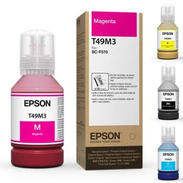 Imagem de Frasco de Recarga de Tinta Epson Johnson Plastics T49M Magenta 140ml -