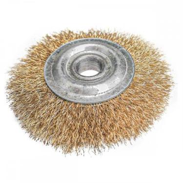 Imagem de Escova De Aco Circular Mil Kits Aco Latonado Para Furadeira 3'' X1/2''