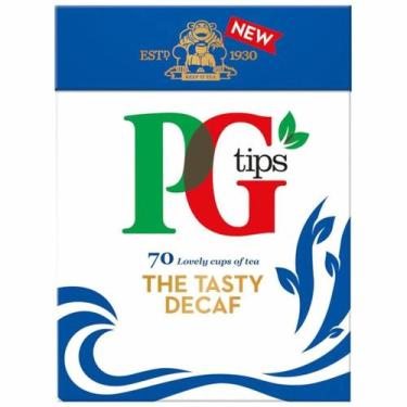 Imagem de Chá PG Tips Descafeinado - 70 Saquinhos em Formato Pirâmide (2 Pacotes
