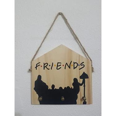 Imagem de Placa Artesanal Decorativa - Friends