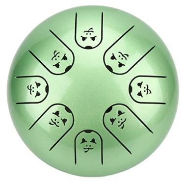 Imagem de Tambor de língua, instrumento de percussão Chakra Tanque Tambor Aço Verde Liga de Titânio 8 Nota de Desempenho