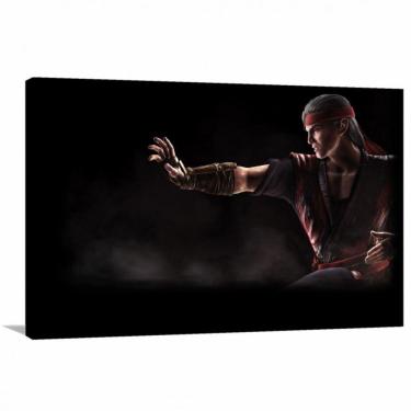 Imagem de Quadro decorativo Mortal Kombat  A com Tela em Tecido