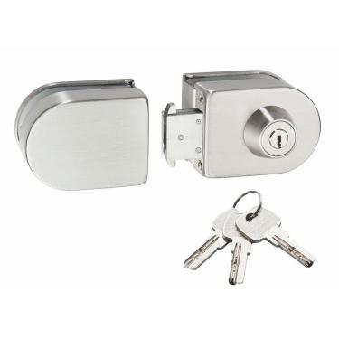 Imagem de Fechadura Auxiliar Pressão Vidro Vidro Porta De Correr Vp530