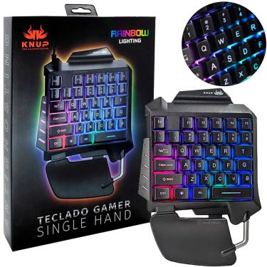 Imagem de Teclado Para Computador Com Apoio Rainbow Gamer