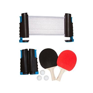 Imagem de Trademark Innovations Anywhere Table Tennis Set with Paddles & Balls (Blue)