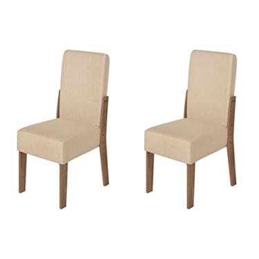 Imagem de Conjunto 2 Cadeiras De Jantar Estofadas Dubai