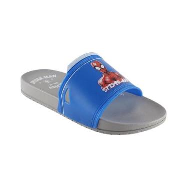 Imagem de Chinelo Slide Infantil Masculino Heróis Marvel Hero Squad Grendene - G