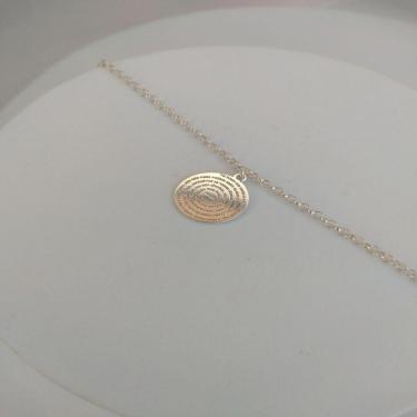 Imagem de Pulseira Medalha Pai Nosso Prata 925