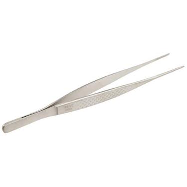 Imagem de Mercer Culinary Pinça de chapeamento Precision Plus Chef de aço inoxidável 18-8, ponta fina, 16,5 cm
