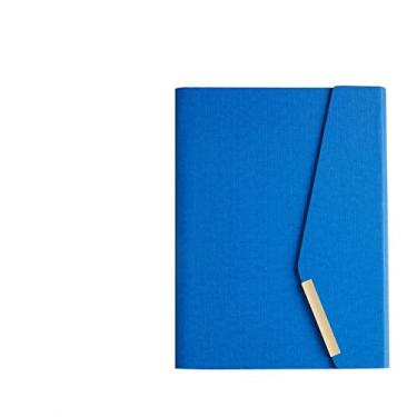 Imagem de Caderno de folha solta com fivela de metal tri-fold, treinamento de escritório de negócios A5, bloco de notas de estudante universitário, A6, 1 pcs