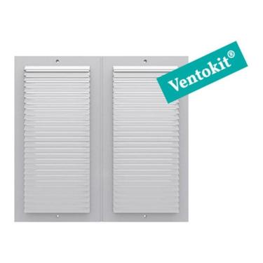 Imagem de Grade Ventilacao Superfície Pvc 36x34cm Com Tela Westaflex