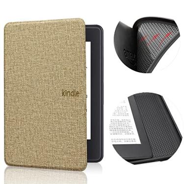 Imagem de A capa de tecido macio serve para o Kindle 11ª geração, lançado em 2022. Não serve para Kindle Paperwhite de 11ª geração - A capa inferior de silicone é resistente e durável