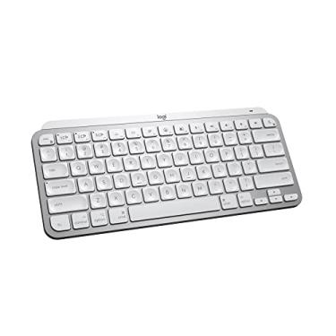 Imagem de Logitech MX Keys Mini para teclado minimalista iluminado sem fio, compacto, Bluetooth, teclas retroiluminadas, USB-C, estrutura de metal, compatível com MacBook Pro, MacBook Air, iMac, iPad