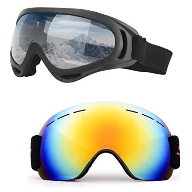 Imagem de Kit 2 Oculos De Sol Esqui Jetski Snowboard Proteção Uv 400